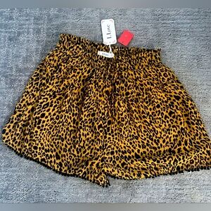 NWT Leopard Print Women's Shorts